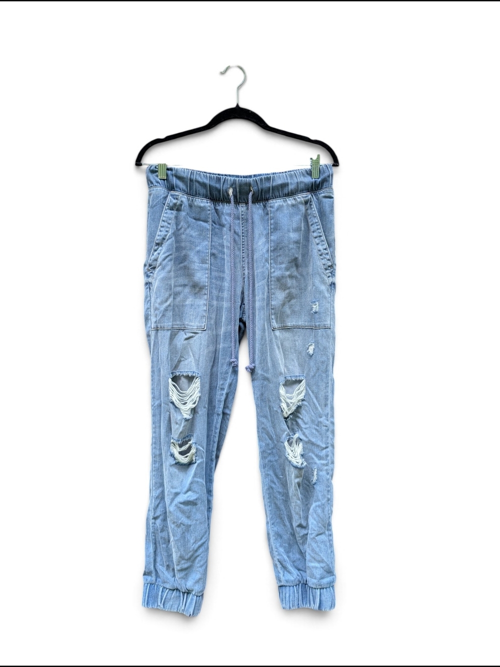 Bella Dahl Light Blue Denim Elastic Waist Jogger
